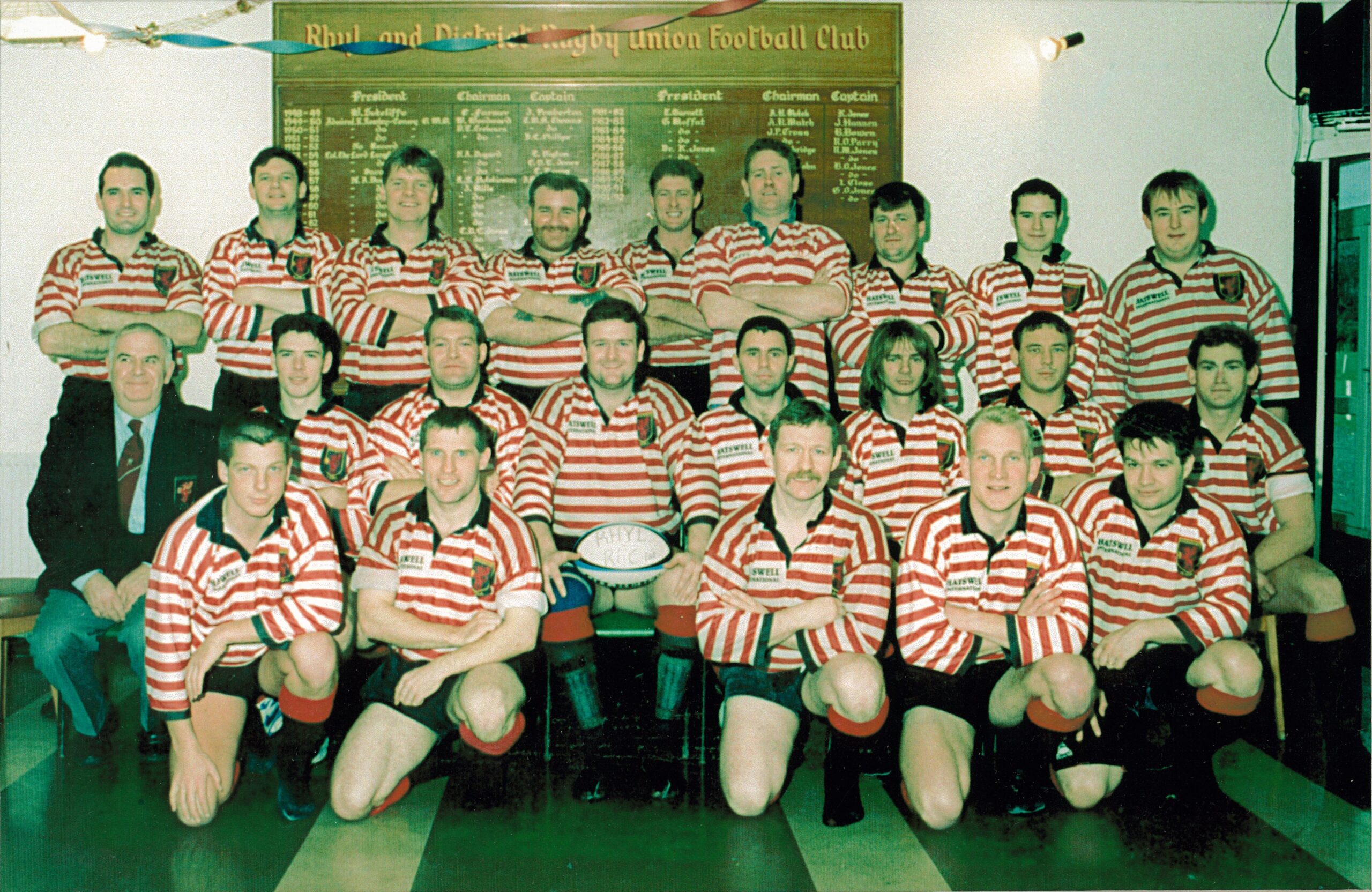 Rhyl Rugby Club 1994 - 1995 1st Team