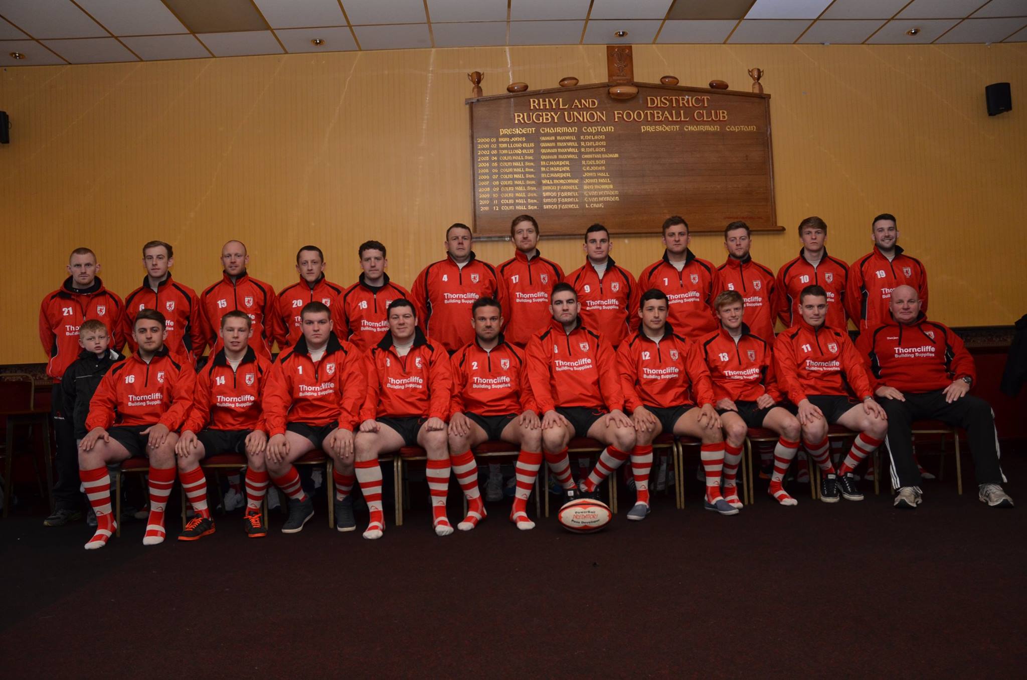 Rhyl Rugby Club 2014 - 2015B 1st Team